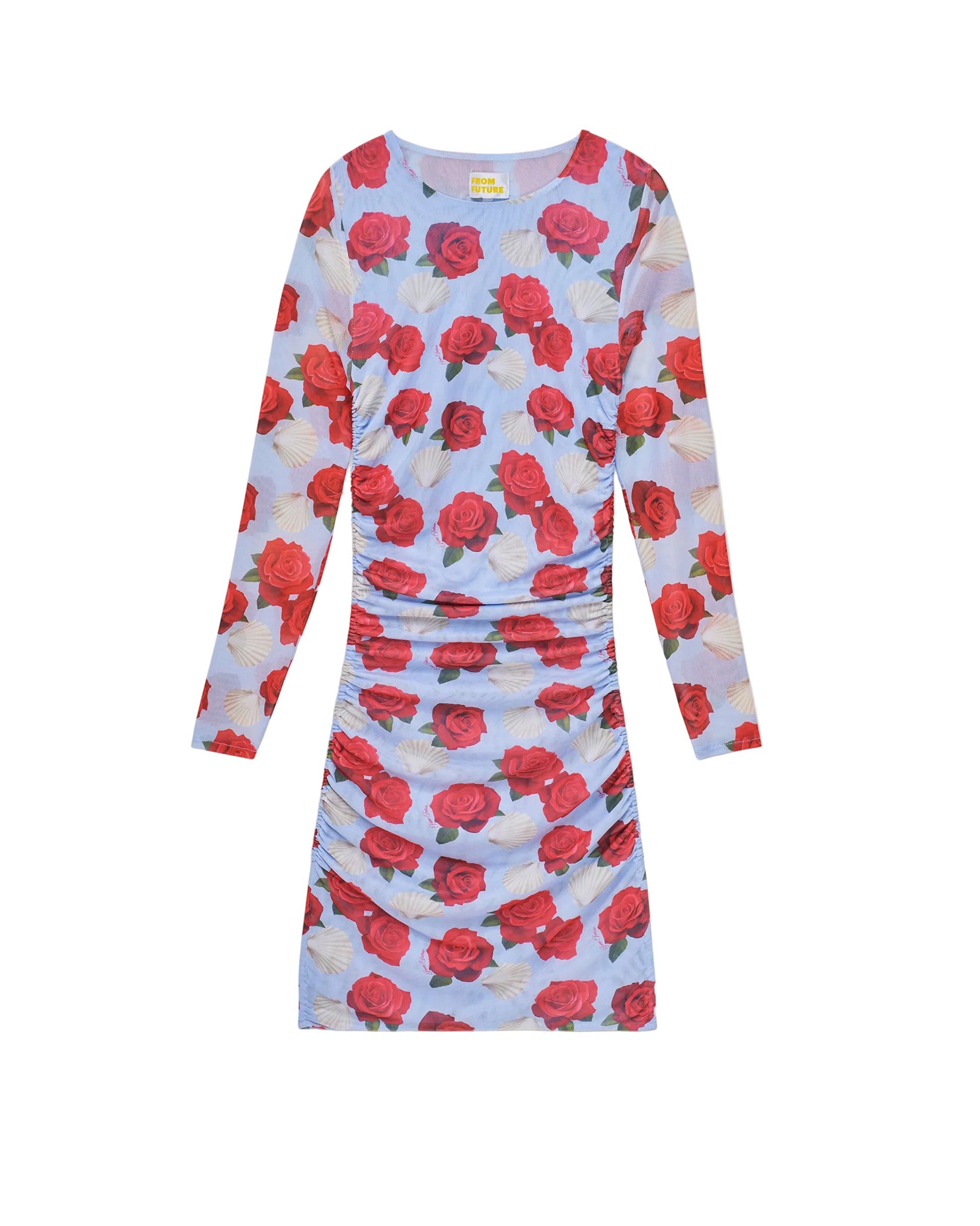 Short dress with long sleeves - Coquillage