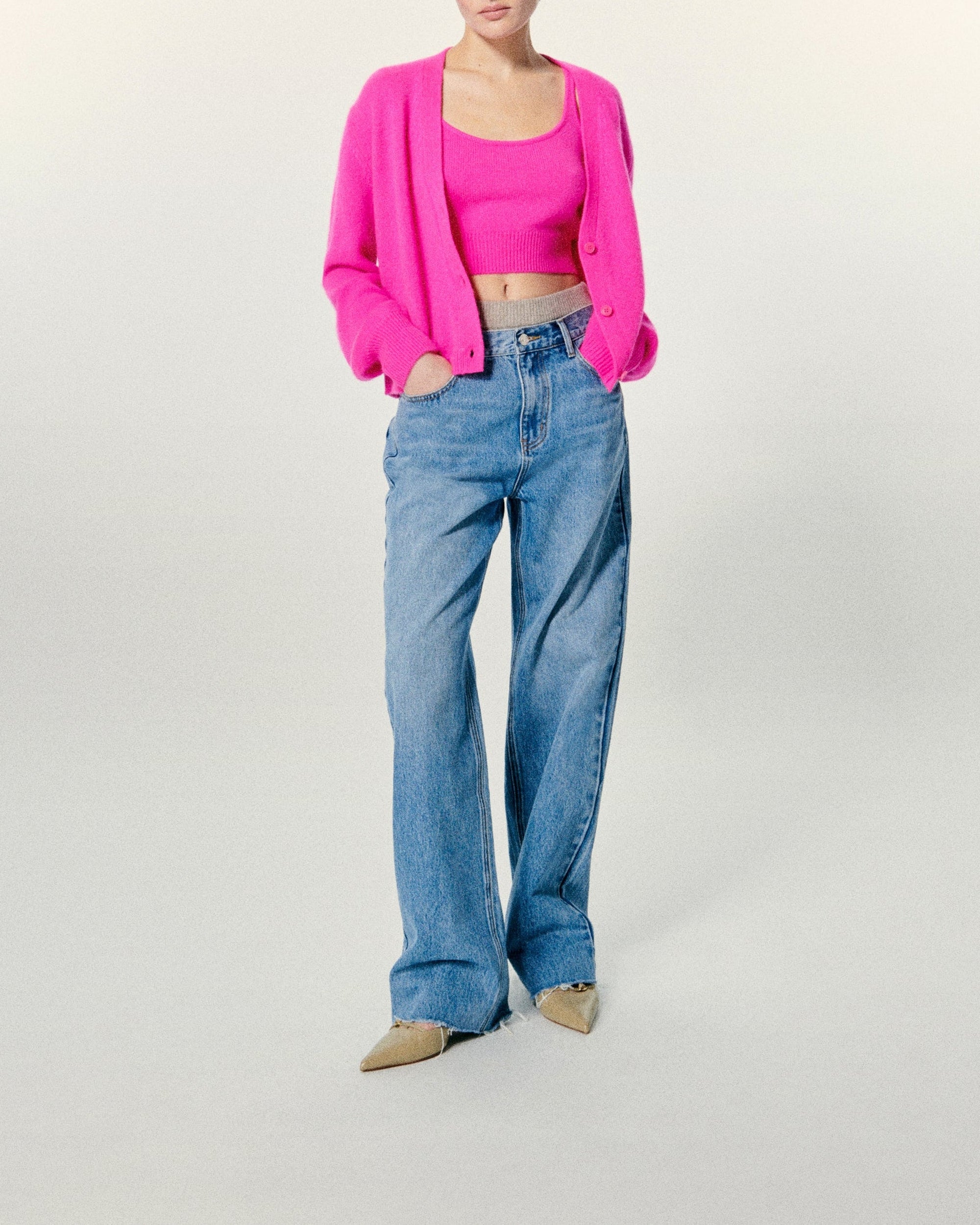 Cashmere bra - Fruity Pink