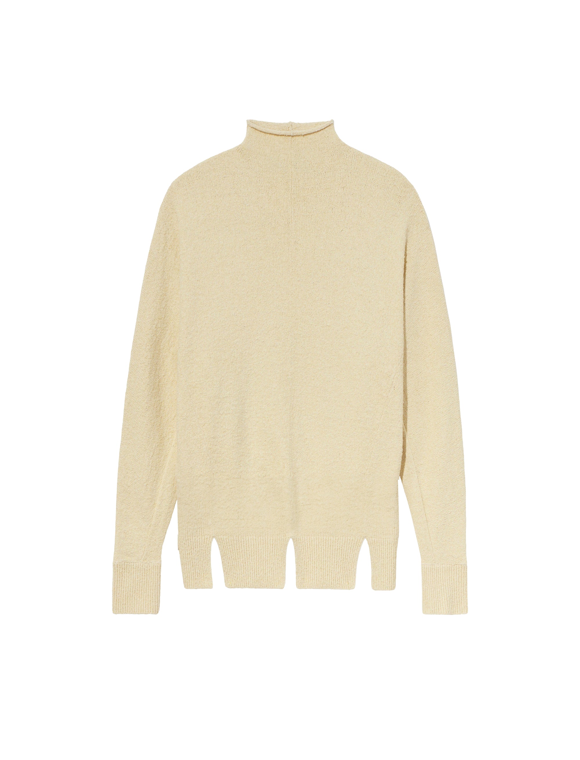 Pull bouclette en soie - Cream