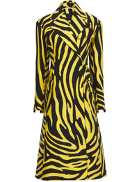 Manteau structuré en jacquard - Yellow & Black