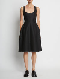 Robe Bonded sculptée - Black