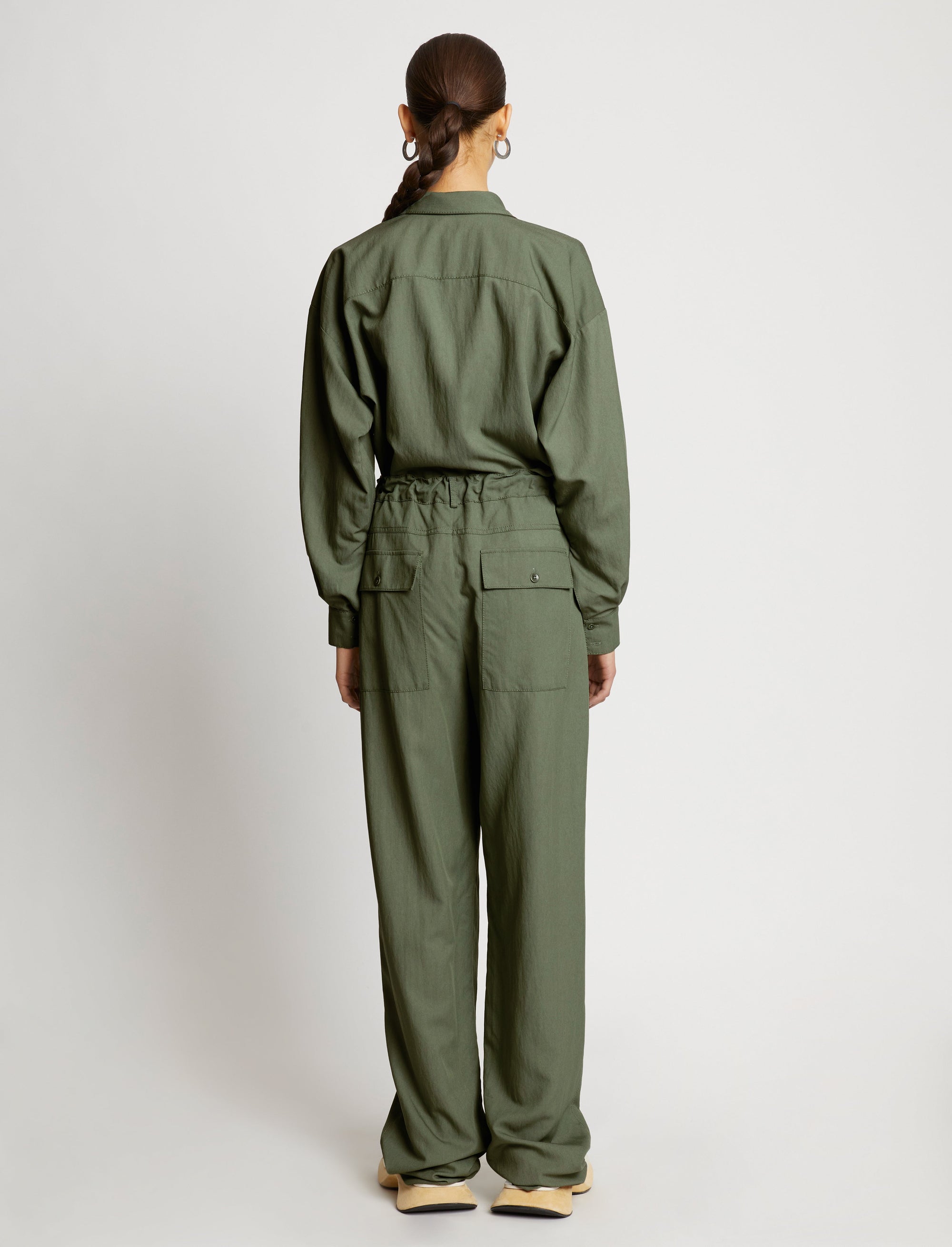 Pantalon Drapey à cordon - Sage