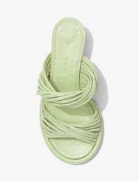 Sandales Pipe 40 à lanière - Light & Pastel Green