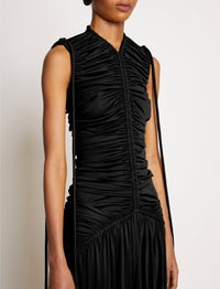 Robe longue cintrée - Black