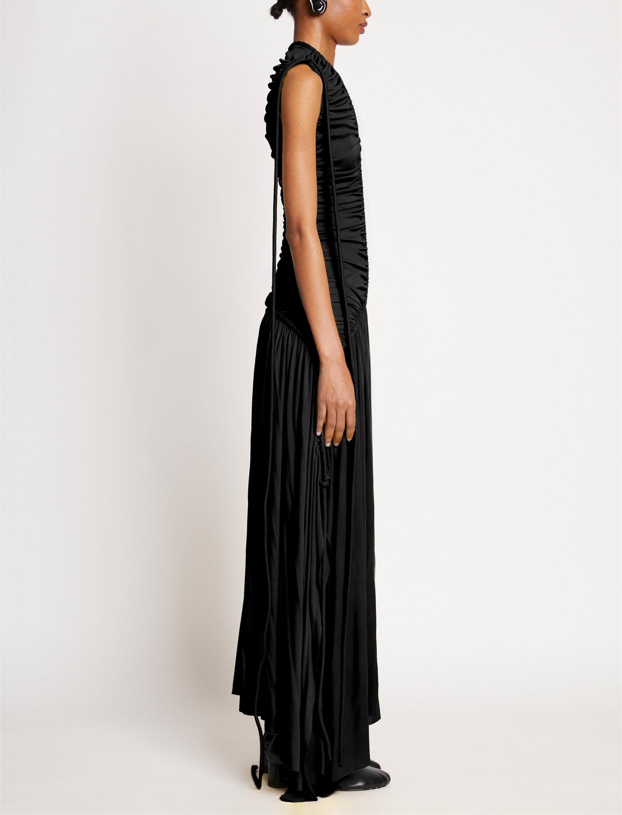 Robe longue cintrée - Black