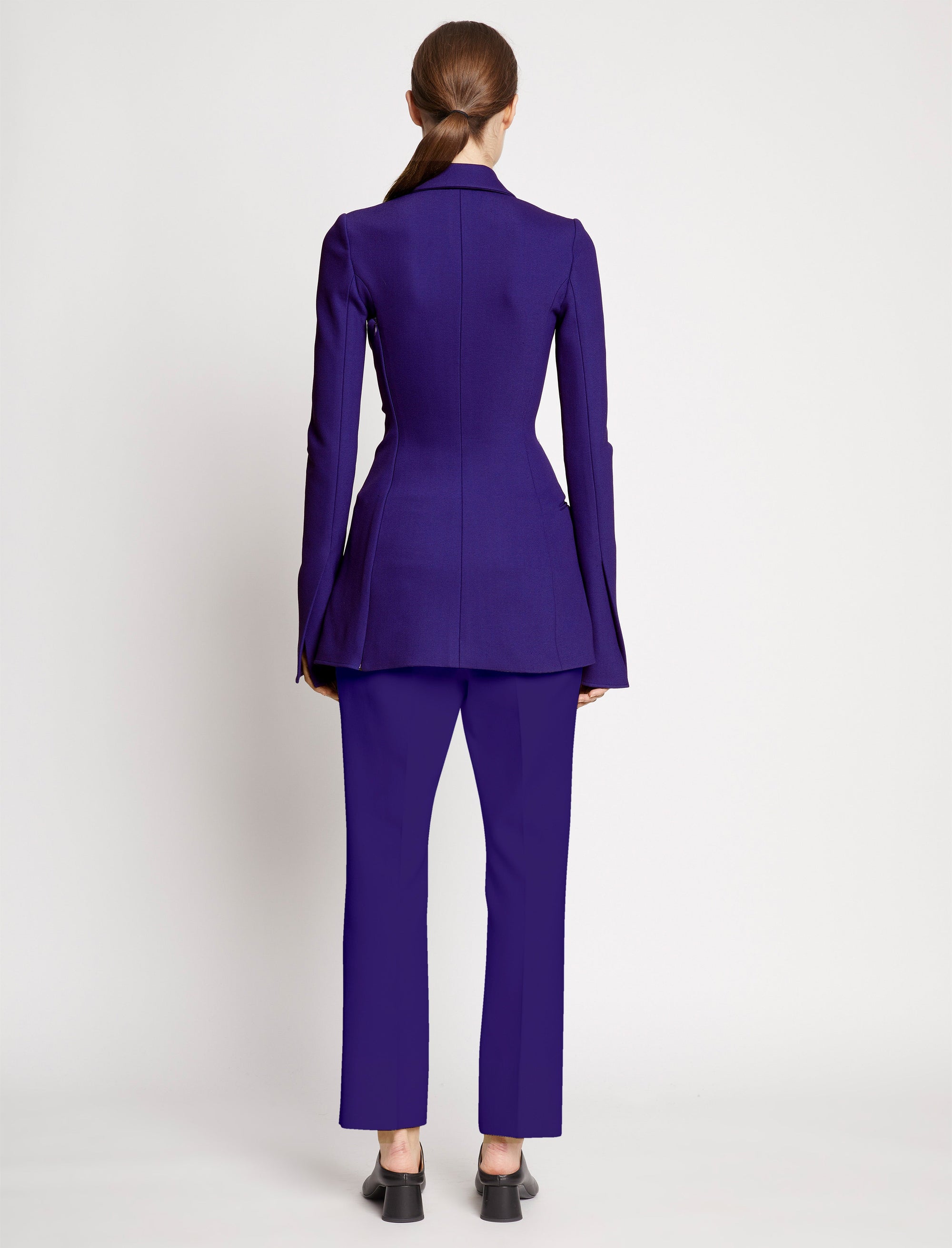 Veste cintrée en crêpe - Dark Indigo
