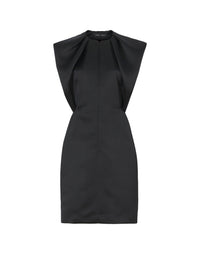 Robe droite en satin - Black