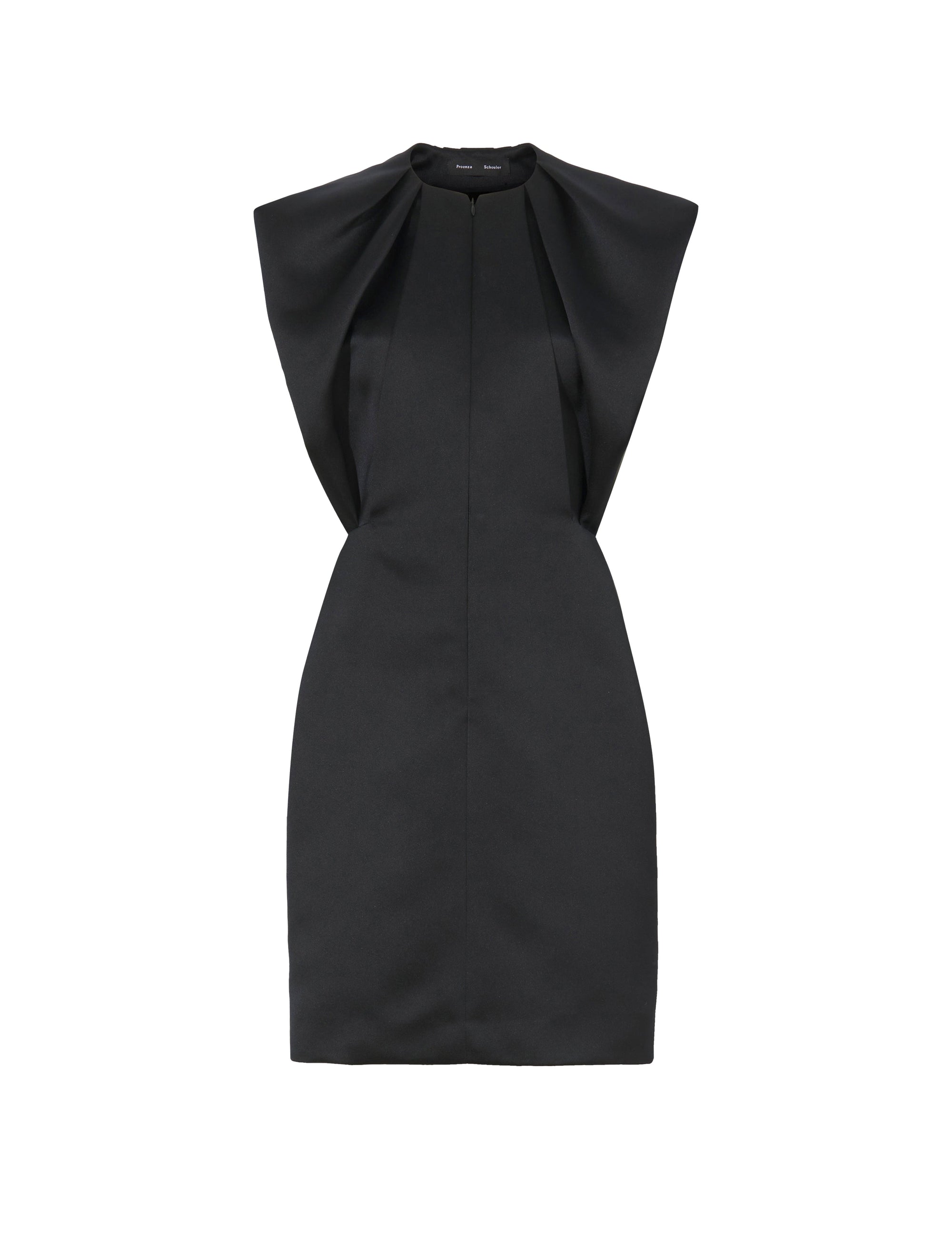 Robe droite en satin - Black