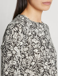 T-shirt à manches longues imprimé - Black Multicolor