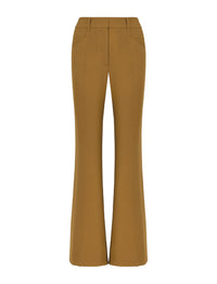 Pantalon en crêpe bi-stretch - Ochre