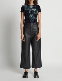 T-shirt ajusté tie & dye - Black & Jade