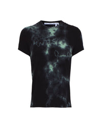 T-shirt ajusté tie & dye - Black & Jade