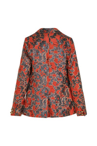 Blazer Serenade by the river en soie - Rouge