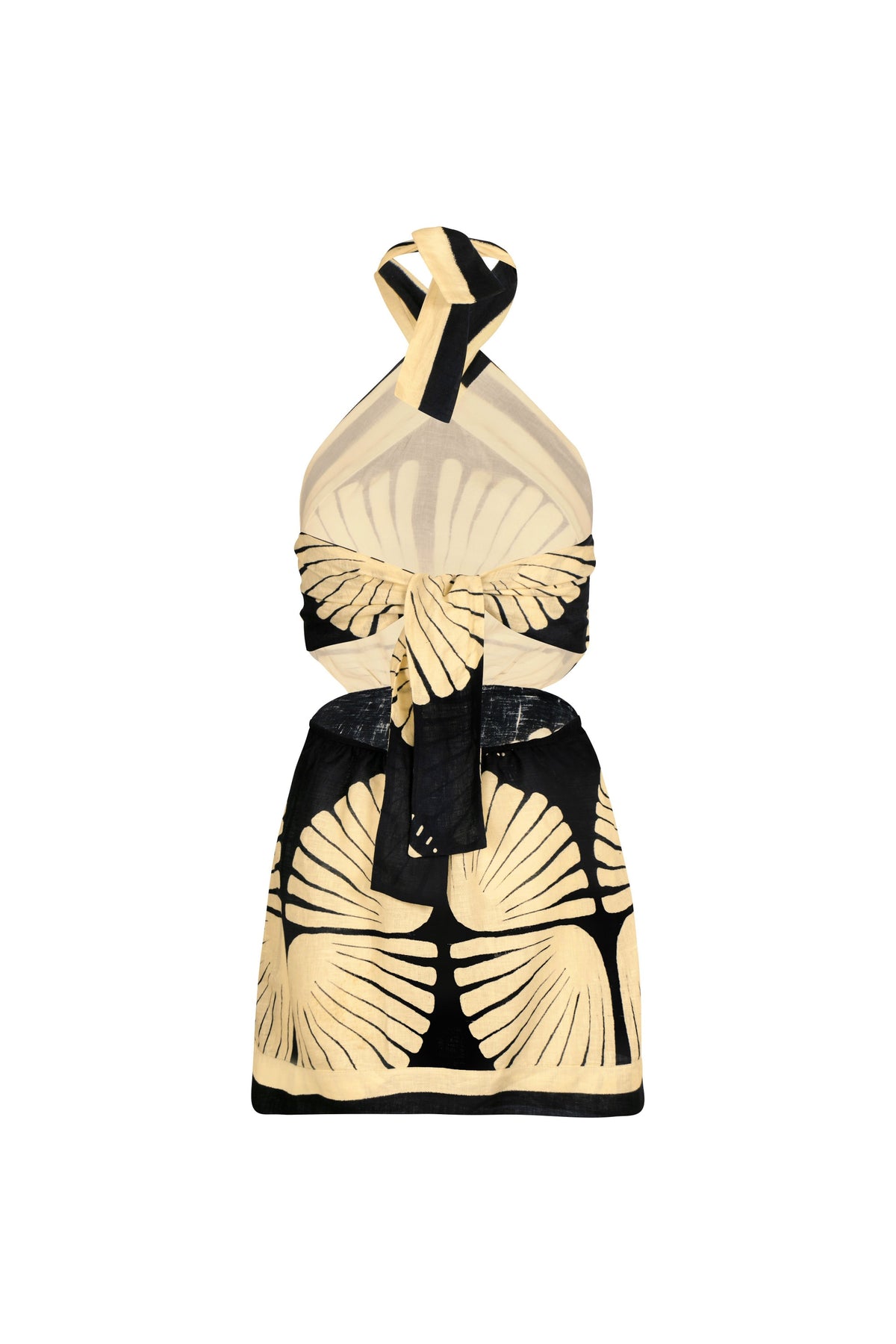 River Ritual cotton dress - Black