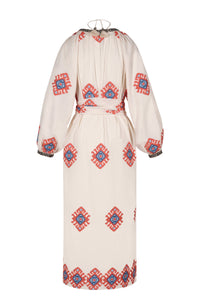 Create Memories linen dress - White