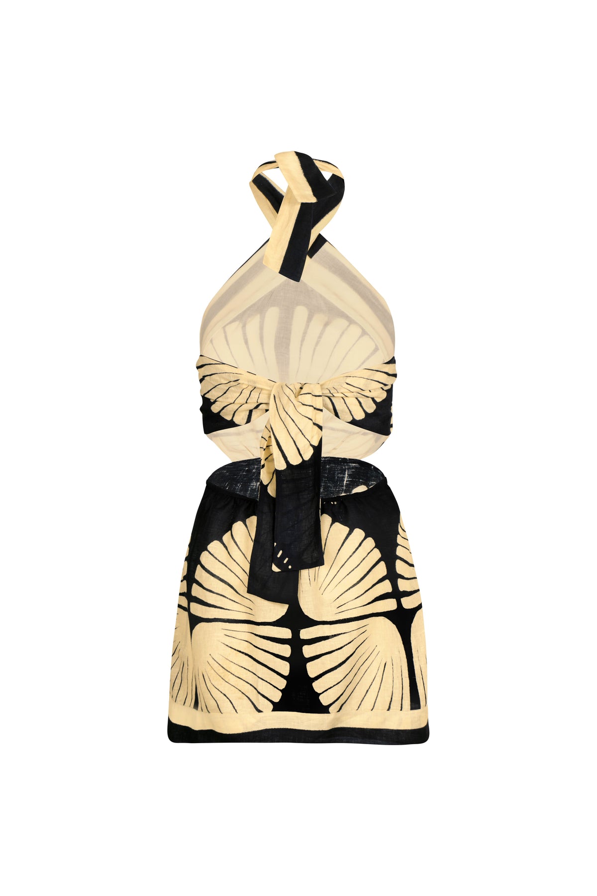 River Ritual cotton dress - Black