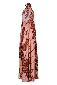 Robe Song en soie - Rose