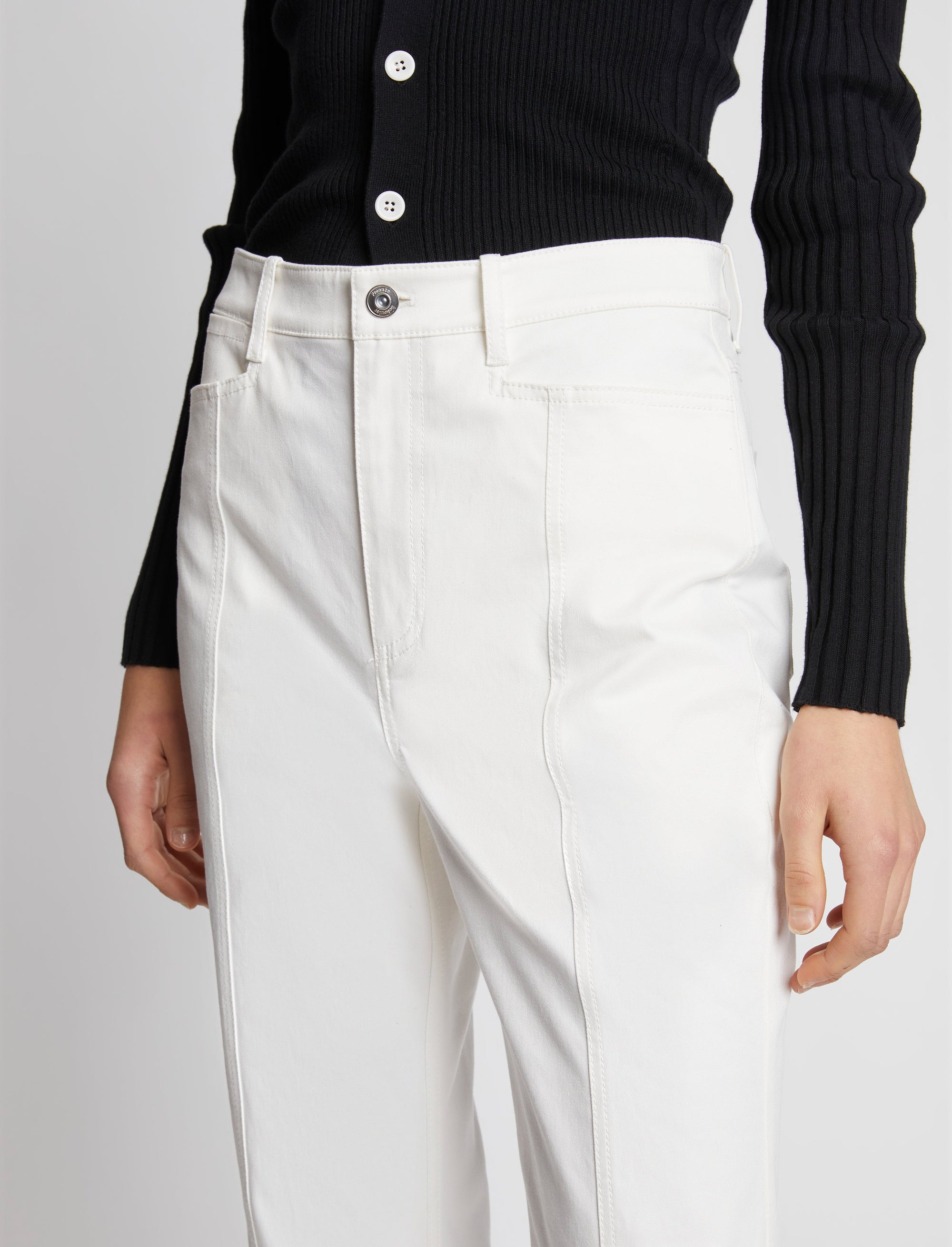 Pantalon court évasé - Off White