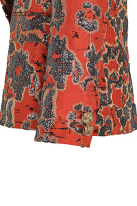 Blazer Serenade by the river en soie - Rouge