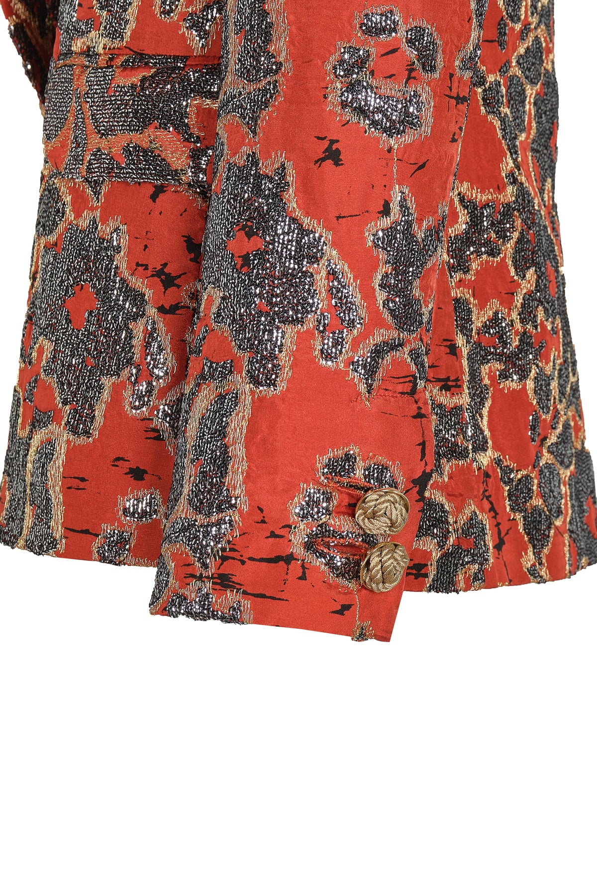 Blazer Serenade by the river en soie - Rouge