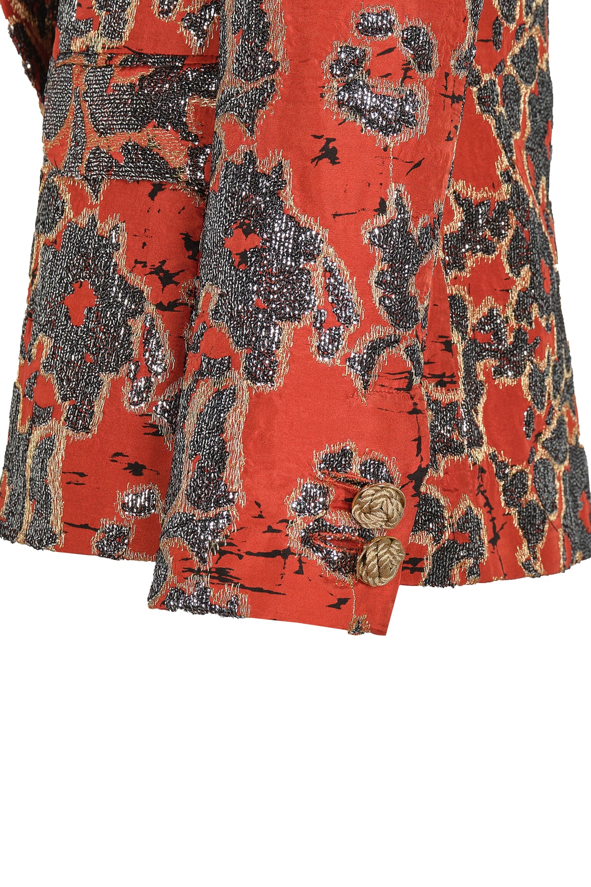 Blazer Serenade by the river en soie - Rouge