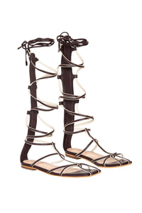 Brown / Baquiana Gladiators In Chocolate