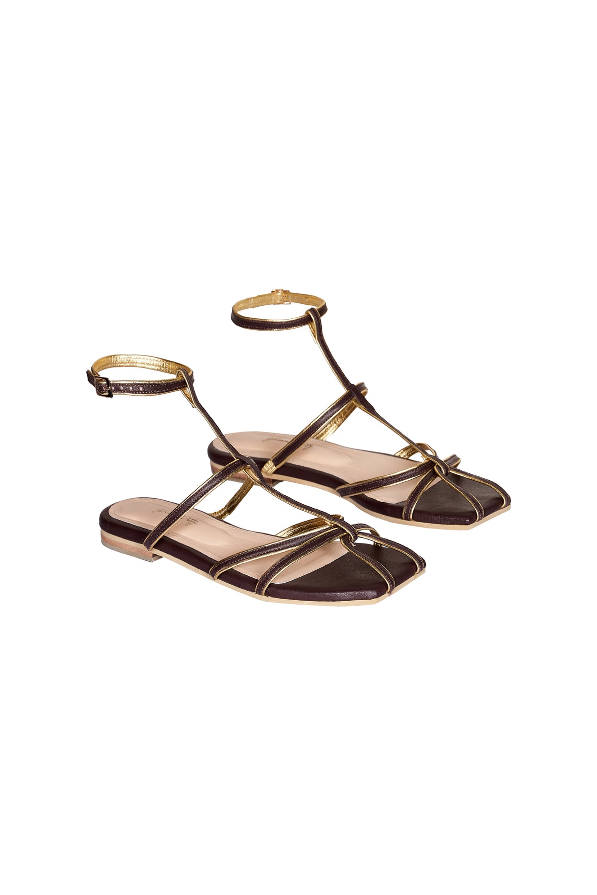 Brown / Conquistadora Sandals In Chocolate