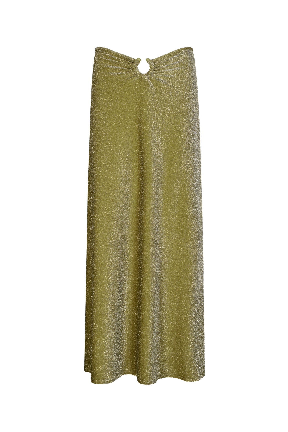 Rainstorm linen skirt - Green