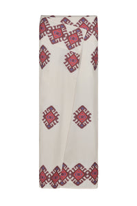 Beauty Abounds linen skirt - White