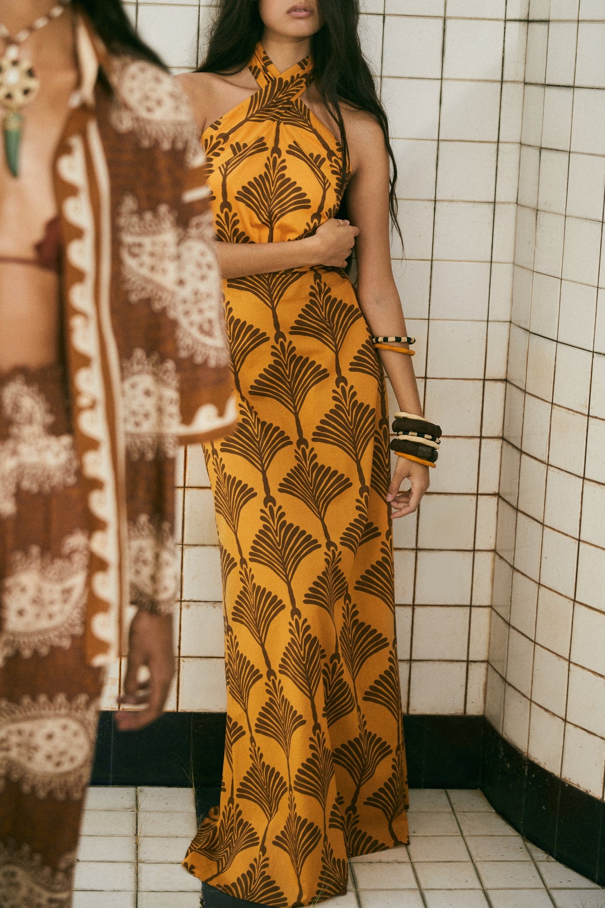 Lake Nakuru cotton dress - Yellow