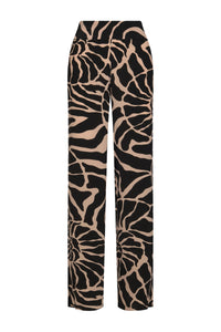 Tigrada linen trousers - Black