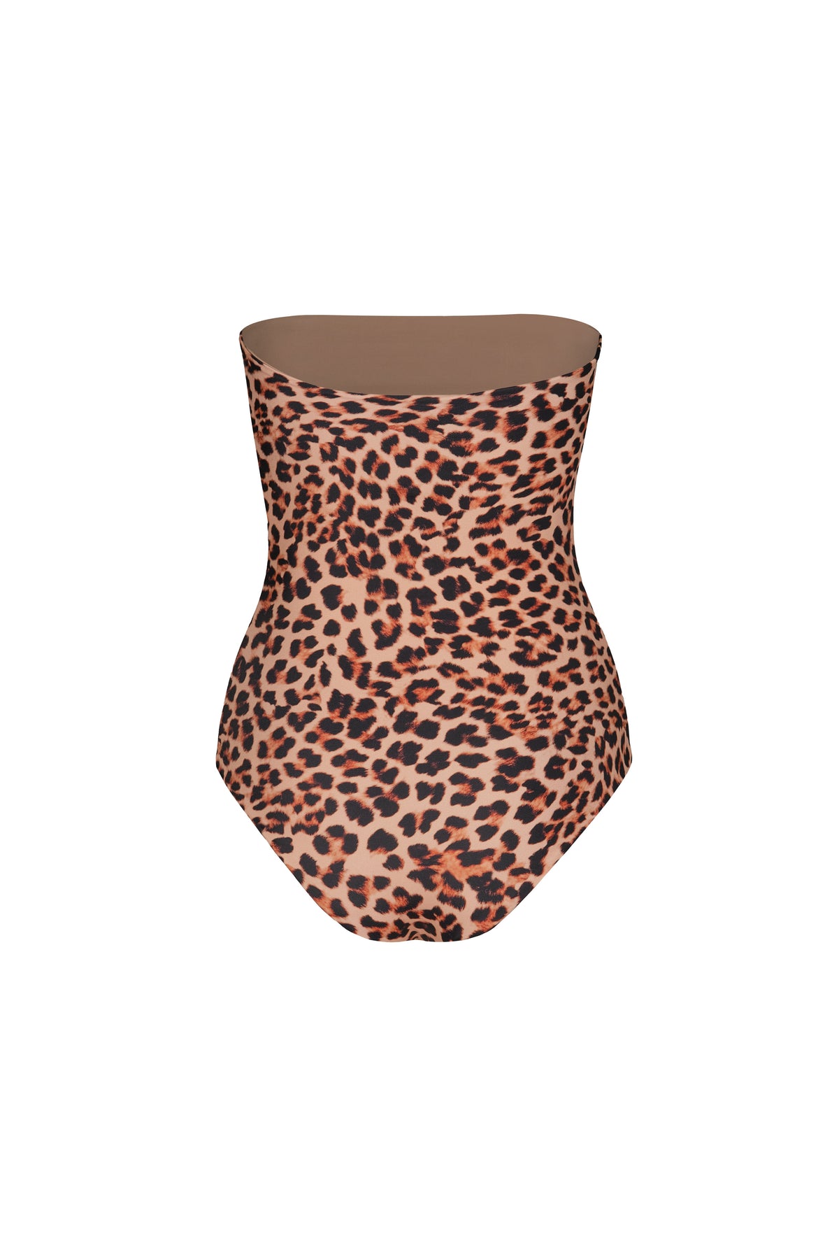 Western Edge linen one-piece swimsuit - Brown