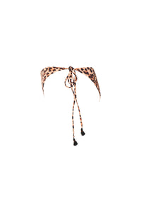 Bas de bikini Nado Sagrado en lin - Marron