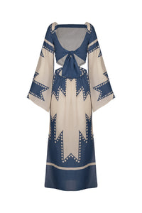Robe Soul Healer en lin - Bleu