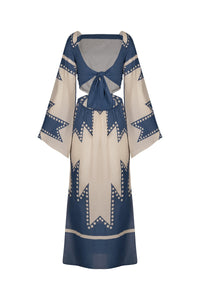 Robe Soul Healer en lin - Bleu