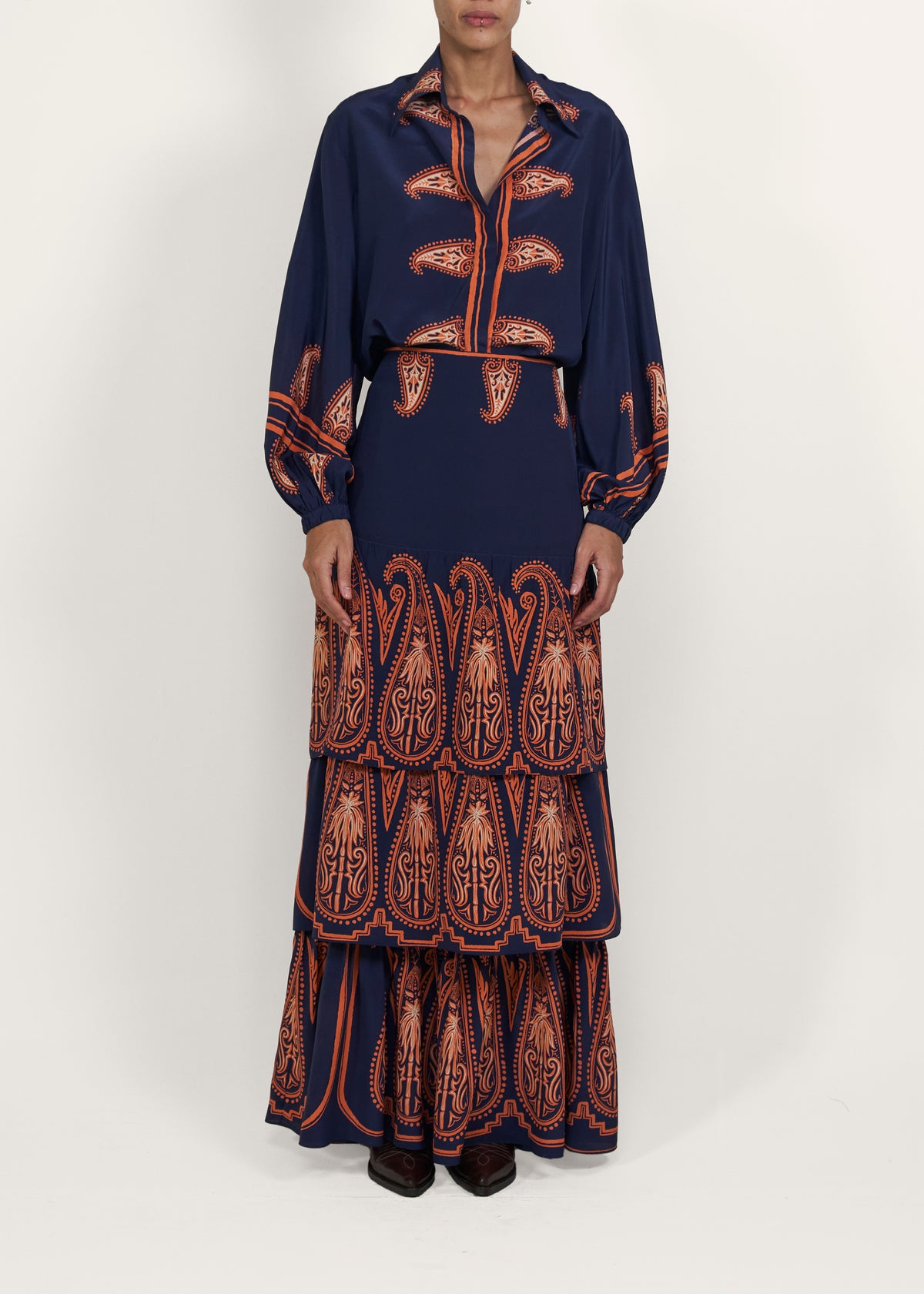 Navy / Persian Origin Skirt