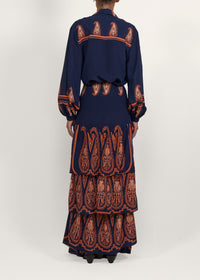 Navy / Persian Origin Skirt
