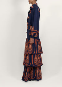 Navy / Persian Origin Skirt