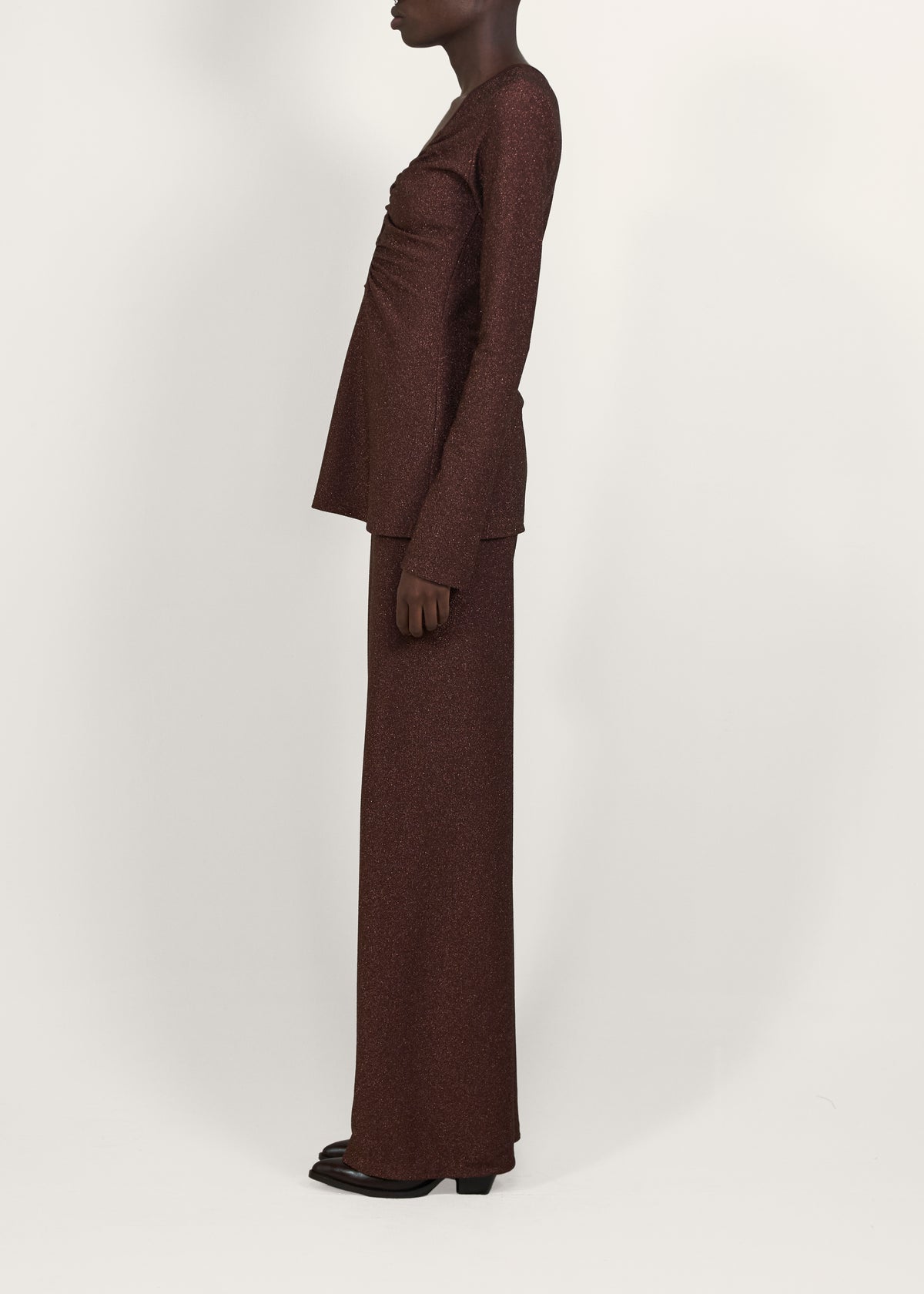 Brown / Filigrana De Fiesta Top