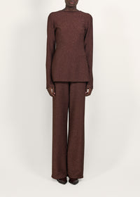 Brown / Filigrana De Fiesta Top