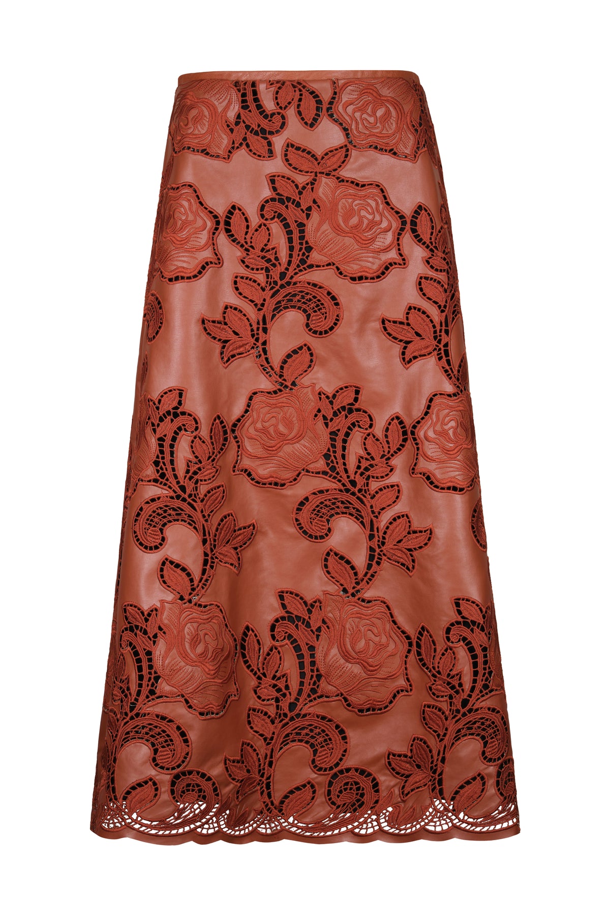 Brown / Atardecer De Azafran Skirt