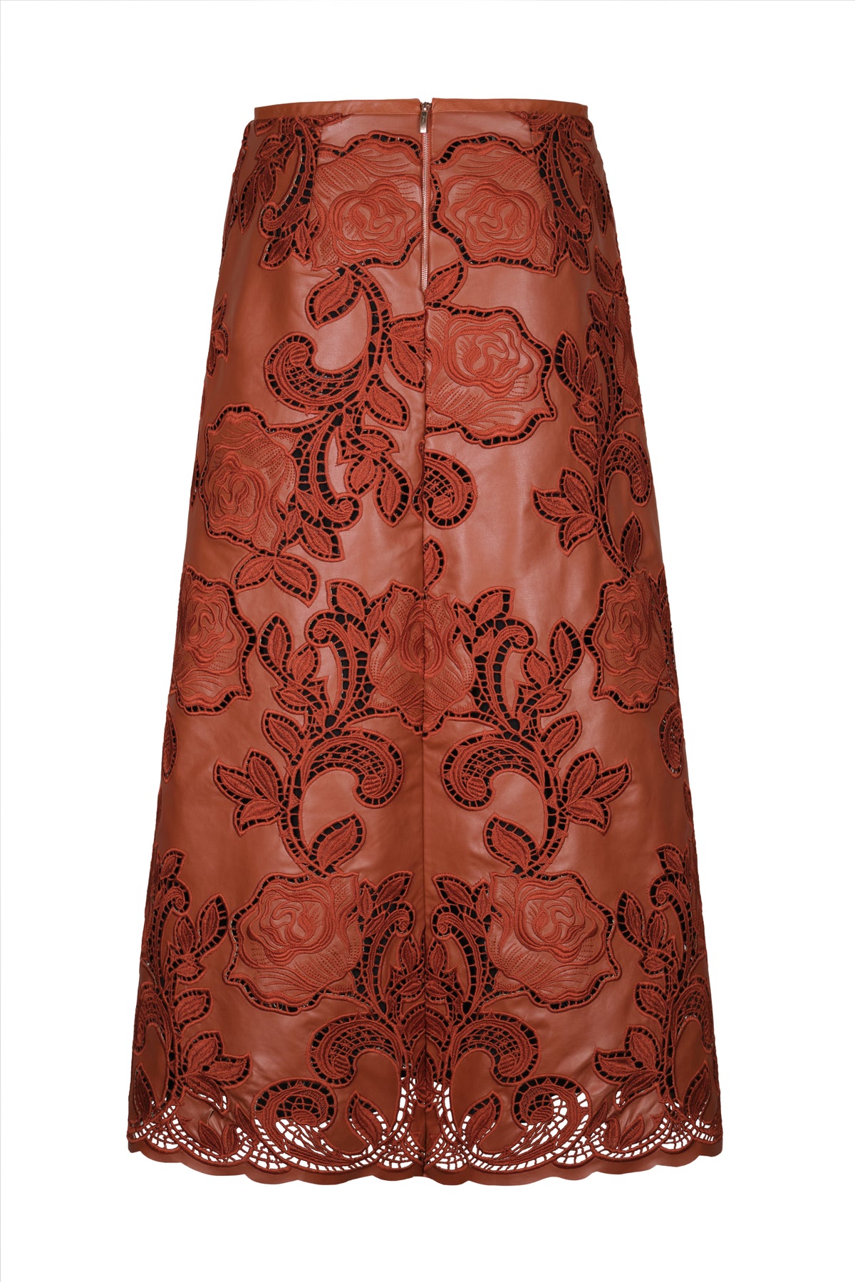 Brown / Atardecer De Azafran Skirt