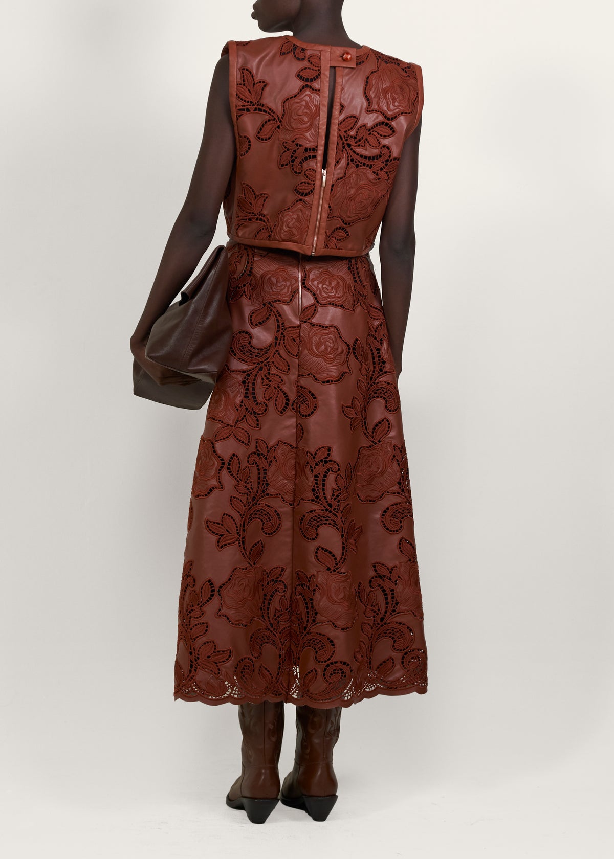 Brown / Atardecer De Azafran Skirt