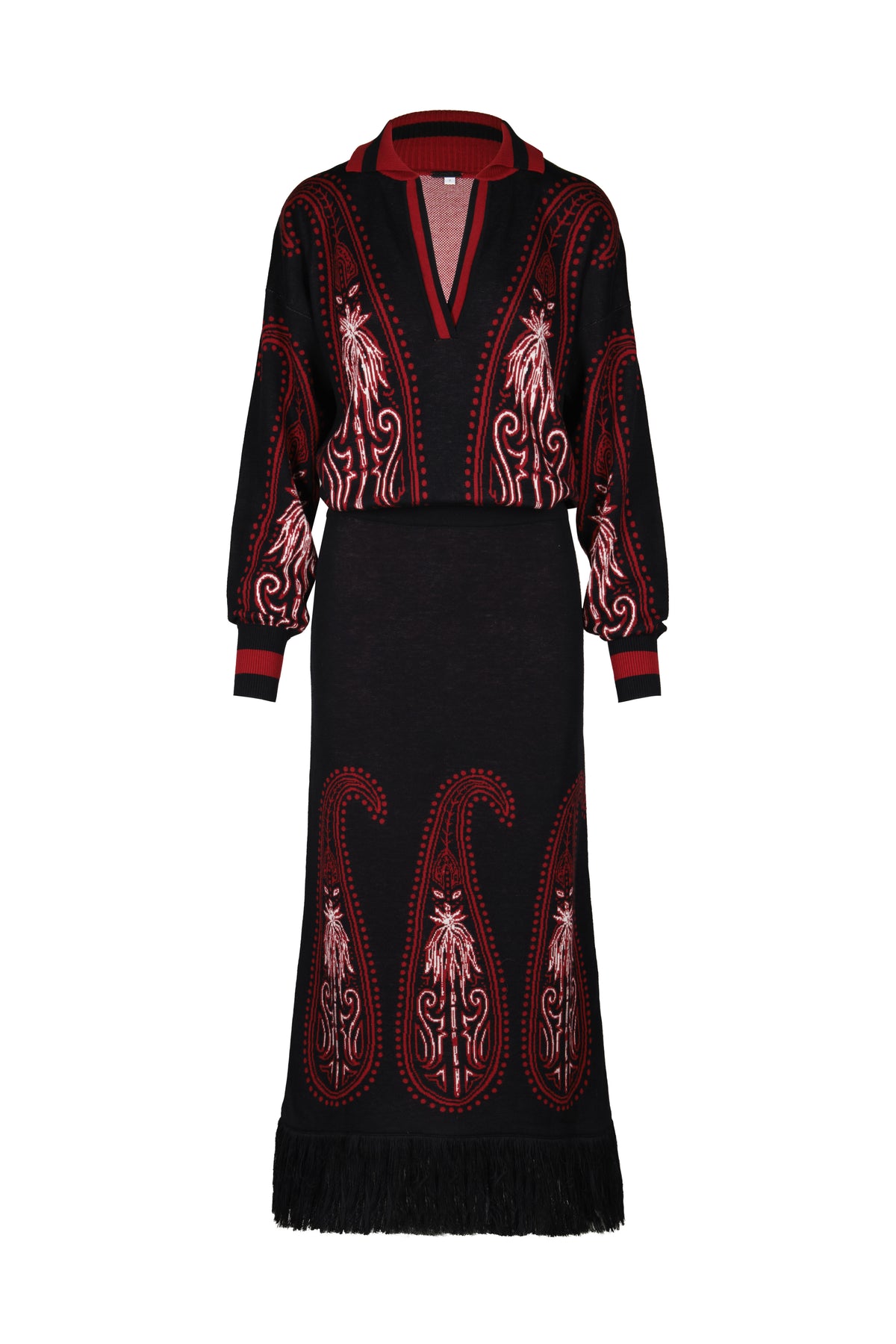 Black / Indian Motifs Dress