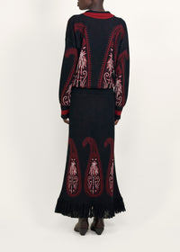 Black / Indian Motifs Dress