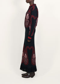 Black / Indian Motifs Dress
