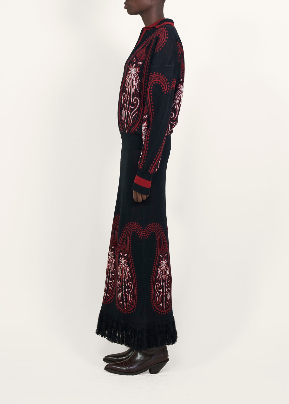 Black / Indian Motifs Dress