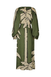 Robe Weaving weves en lin - Vert