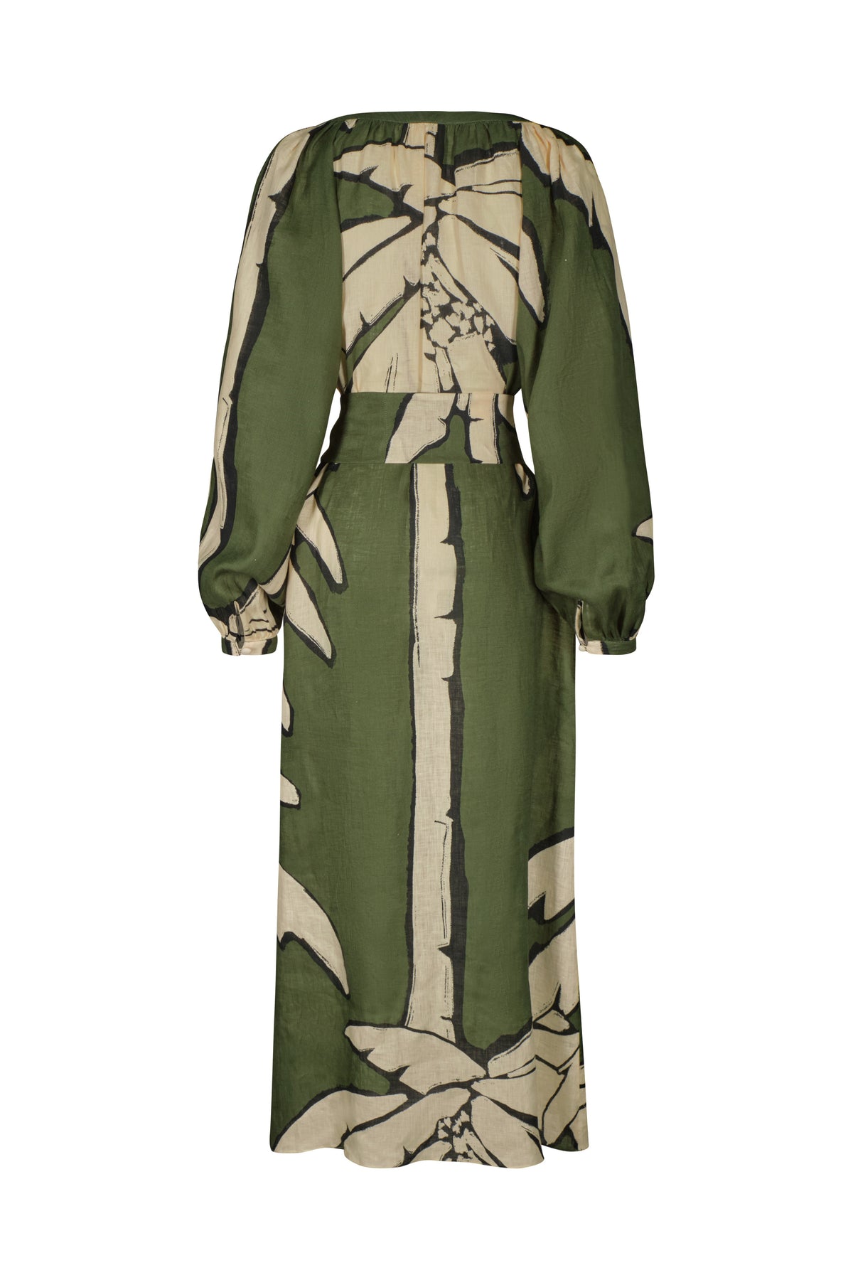 Robe Weaving weves en lin - Vert