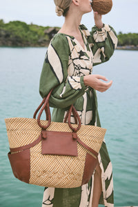 Robe Weaving weves en lin - Vert